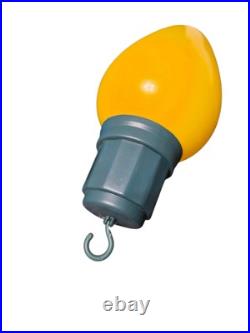 Set Of 5 13in LED Jumbo Blow Mold Plastic Christmas LED Bulb Battery Operated Set Of 5 13in LED Jumbo Blow Mold Plastic Christmas LED Bulb Battery Operated