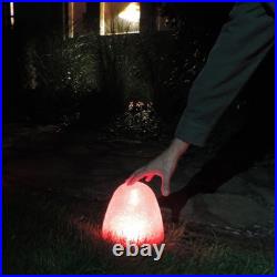 Set of 10-8 Tall Sugar Coated LED Gumdrop Christmas Pathway Lights Electric