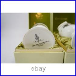 Set of 11 Royal Doulton Twelve Days of Christmas Goblets Limited Edition