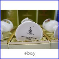 Set of 11 Royal Doulton Twelve Days of Christmas Goblets Limited Edition