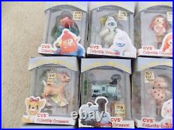 Set of (12) 1999 Enesco CVS Rudolph The Red Nosed Reindeer Misfit Toy Ornaments