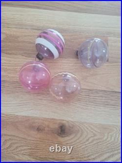 Set of 12 Glass shiny Brite Christmas ornaments