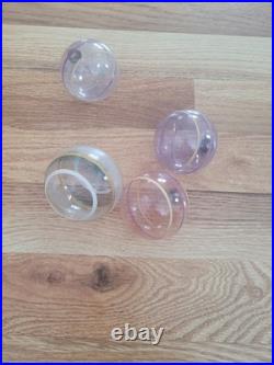 Set of 12 Glass shiny Brite Christmas ornaments