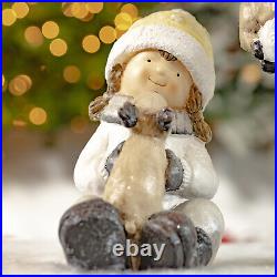 Set of 2 Christmas Figurines Tushkas Collection