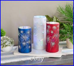 Set of 3 Celebration Hurricanes by Valerie-Multi