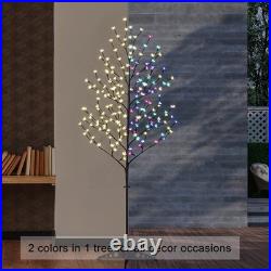 Set of 3 LED Cherry Blossom Trees, 4FT 5FT and 6FT Lighted Artificial Trees M Set of 3 LED Cherry Blossom Trees, 4FT 5FT and 6FT Lighted Artificial Trees M