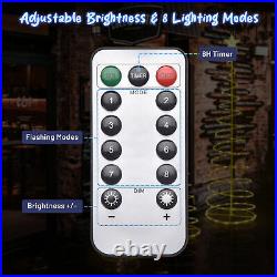 Set of 3 LED Spiral Tree Light Kit 6 Ft 4 Ft 3 Ft USB Christmas Decor Warm White