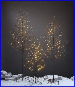 Set of 3 Star Light Trees Christmas Decorations, Including 3 feet, 5 feet, an