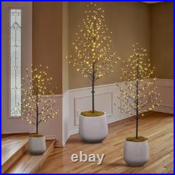 Set of 3 Star Light Trees Christmas Decorations, Including 3 feet, 5 feet, an