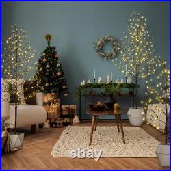 Set of 3 Star Light Trees Christmas Decorations, Including 3 feet, 5 feet, an
