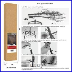 Set of 3 Star Light Trees Christmas Decorations, Including 3 feet, 5 feet, an