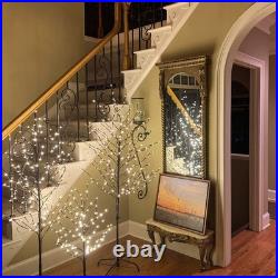 Set of 3 Star Light Trees Christmas Decorations, Including 3 feet, 5 feet, an