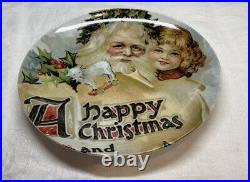 Set of 7 Pottery Barn Nostalgic Christmas Carol Holiday 8 Plates Retired