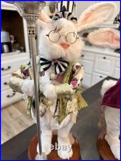 Set of Mark Roberts Spring Mr. Cottontail 20 Rabbits Grandpas Large Easter