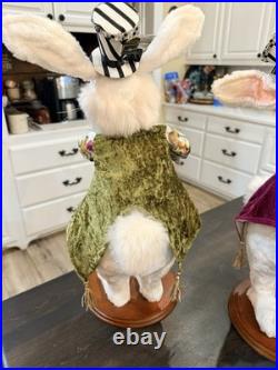 Set of Mark Roberts Spring Mr. Cottontail 20 Rabbits Grandpas Large Easter