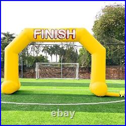 Sewinfla 20ft Inflatable ArchYellow with Start Finish Line Banners and Blower Sewinfla 20ft Inflatable ArchYellow with Start Finish Line Banners and Blower