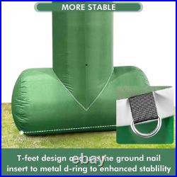 Sewinfla 20ft Inflatable Arch Dark Green with Start Finish Line Banners Blower