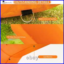 Sewinfla 20ft Inflatable Start Finish Line Arch Orange with Blower