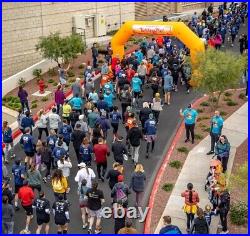 Sewinfla 20ft Inflatable Start Finish Line Arch Orange with Blower