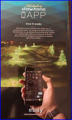 ShowHome App Mini Christmas Tree Customized Functionality Outdoor Yard Stake New