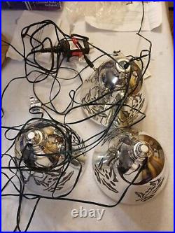 Silver Bell Musical Pathway Lights Plays 30 Songs Mr. Christmas VIDEO READ
