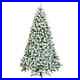 Snow_Flocked_Christmas_Tree_Artificial_Pine_Holiday_Festive_Hinged_Unlit_6Ft_New_01_lcv