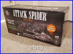 Spirit Halloween Animatronic Tekky Toys Black Attack Spider Great Condition
