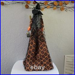 Spooky Night Halloween Witch Doll Standing 35 Tall