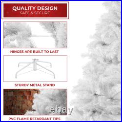 Spruce Realistic Artificial Holiday Christmas Tree with Metal Stand