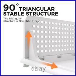 Stackable Plastic Storage Closet Organizers and Storage Bins Drawer 5 Pack 5 L