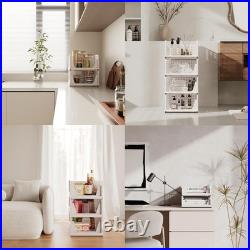 Stackable Plastic Storage Closet Organizers and Storage Bins Drawer 5 Pack 5 L