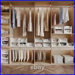 Stackable Plastic Storage Closet Organizers and Storage Bins Drawer 5 Pack 5 L