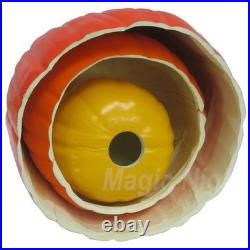 Stacking Halloween Pumpkin Lantern Decor Set, Large Jaco Ornament, Used
