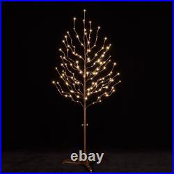 Star Light Tree Set 4ft, 5ft and 6ft with 128/216/256 Warm White LEDs for Hol