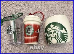 Starbucks Holiday Ornaments Lot Of 16 Christmas Ornaments