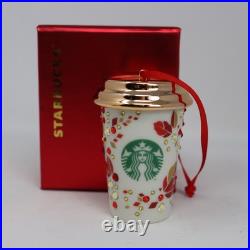 Starbucks Swarovski Limited Ceramic Crystal Ornament Coffee Cup 2013 Mermaid