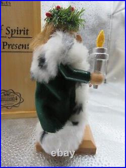 Steinbach Limited Ed. GHOST OF SPIRIT -PAST & PRESENT -SIGNED! 5.5 tall NIB