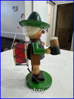 Steinbach Lowenbrau Drummer German Wooden Nutcracker Hand Painted 11 in