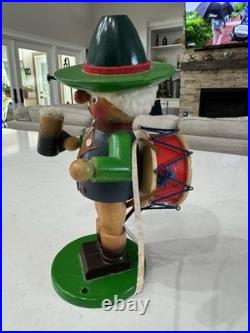 Steinbach Lowenbrau Drummer German Wooden Nutcracker Hand Painted 11 in