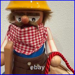 Steinbach Lowes Exclusive Nutcracker S1332 Chubby Handyman Germany Wood Decor