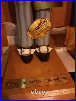 Steinbach Mad Hatter Alice in Wonderland Nutcracker Limited Edition Tea Party