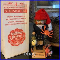 Steinbach Nutcracker 16 Crab Picker Handmade Germany S966 with Tag & Box Signed