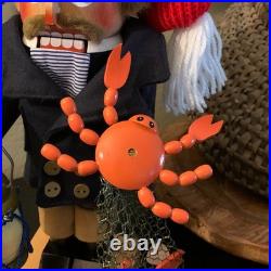 Steinbach Nutcracker 16 Crab Picker Handmade Germany S966 with Tag & Box Signed