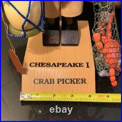 Steinbach Nutcracker 16 Crab Picker Handmade Germany S966 with Tag & Box Signed
