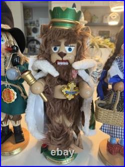 Steinbach Wizard of Oz Nutcracker Complete 5 Pc Set Handmade Germany
