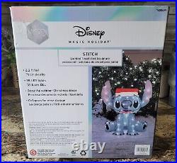 Stitch Disney Magic Holiday LED Lighted Tinsel Yard Sculpture Decor Christmas