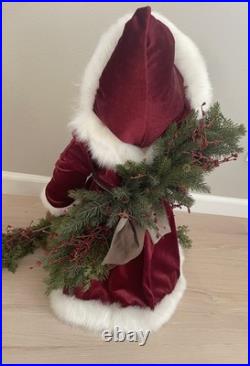 Stone Soup Santa Clause Red Coat w 3 Teddy Bears Signed Shelie McCall 2013 OOAK