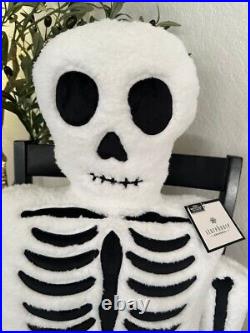 Storehouse Oversized Skeleton Pillow Halloween 30 X 60 NWT Preorder