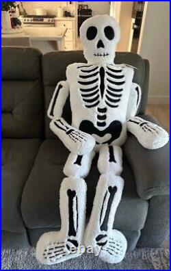 Storehouse Oversized Skeleton Pillow Halloween 30 X 60 NWT Preorder