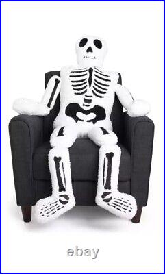 Storehouse Oversized Skeleton Pillow Halloween 30 X 60 NWT Preorder